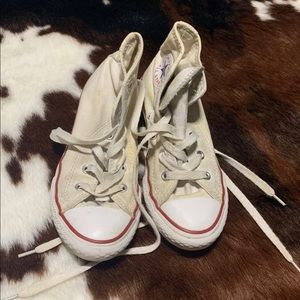 Youth white Converse